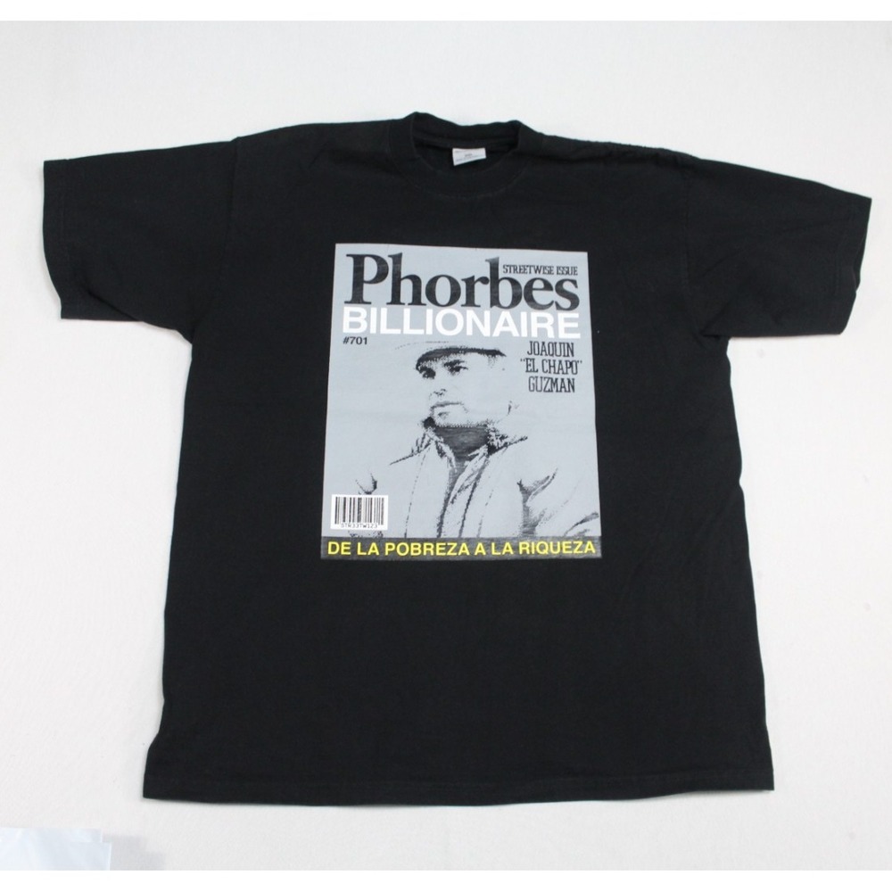 Streetwise Men Black Shirt Phorbes Billionare Size XXL